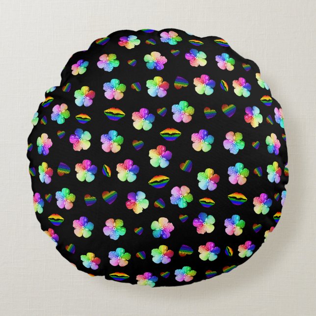 Pride Round Pillow (Front)