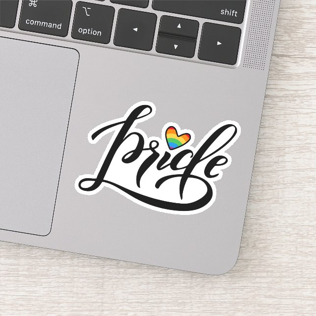 Pride Script Heart (Detail)