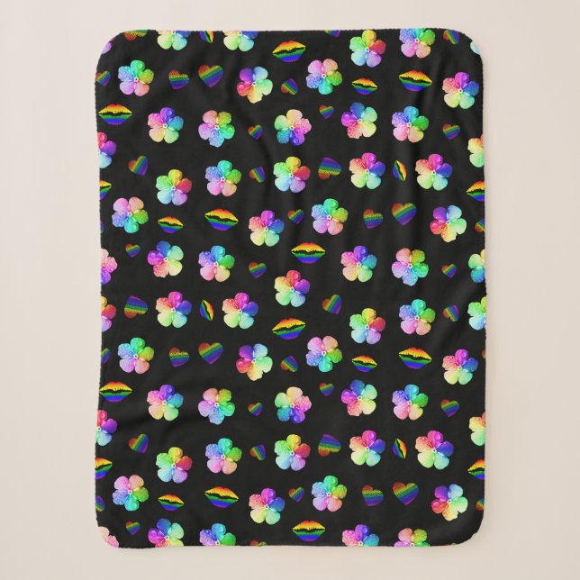 Pride Sherpa Blanket (Front)