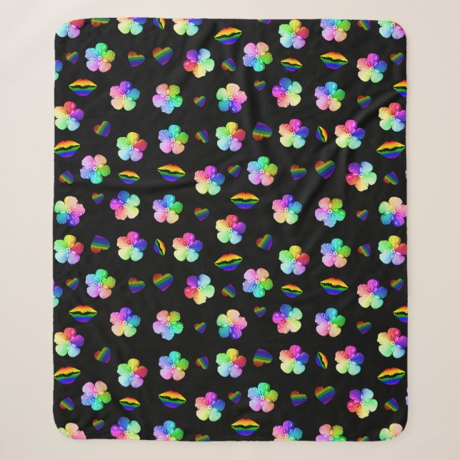 Pride Sherpa Blanket (Front)