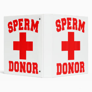 PRIDE SPERM DONOR DISPENSER FUNNY HALLOWEEN COSTUM BINDER