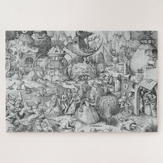 Pride (Superbia), The Seven Deadly Sins Jigsaw Puzzle (Horizontal)