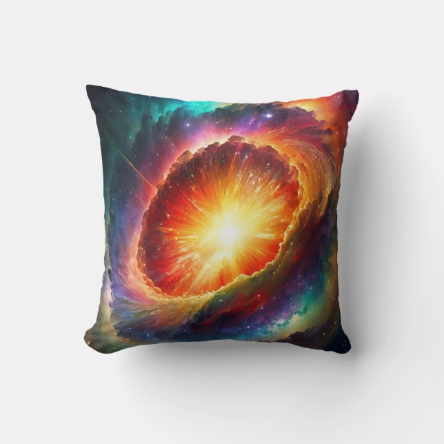 Pride Supernova - Throw Pillow (Front)