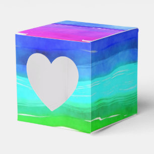 Pride symbol flag giving a discrimination lifesty favor box