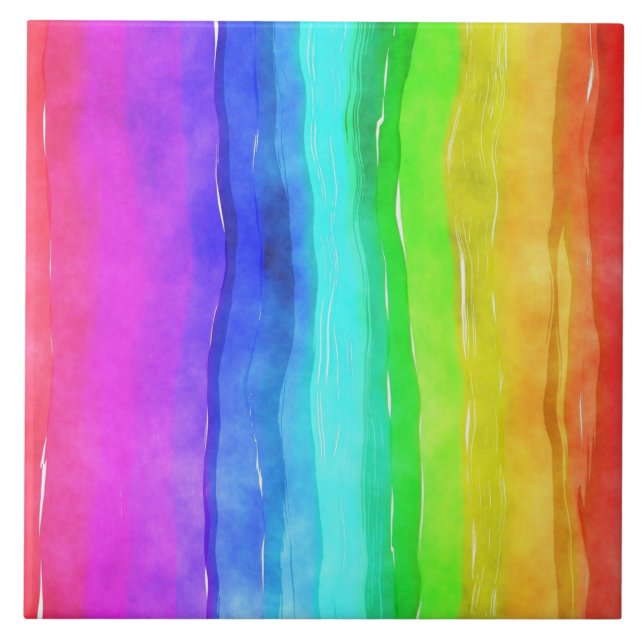 Pride symbol flag giving a discrimination lifesty tile (Front)