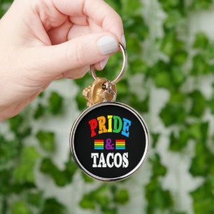 Pride Tacos Lgbt Lgbtq Gay Keychain