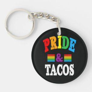 Pride Tacos Lgbt Lgbtq Gay Keychain