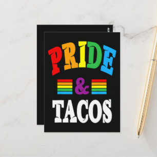 Pride Tacos Lgbt Lgbtq Gay Postcard