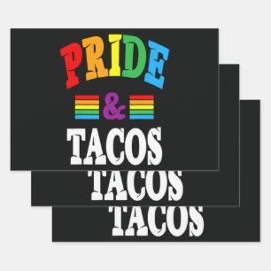 Pride Tacos Lgbt Wrapping Paper Sheet