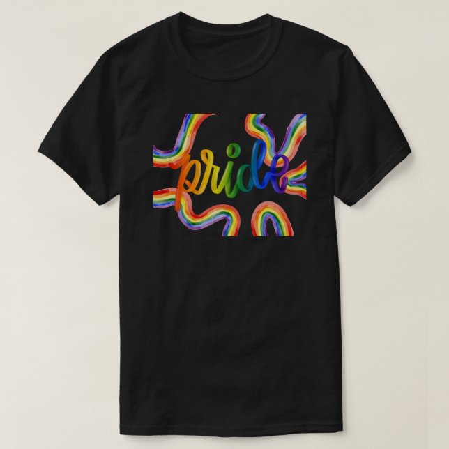 PRIDE Tee – Rainbow Bold Front, Out Loud Healing  (Design Front)