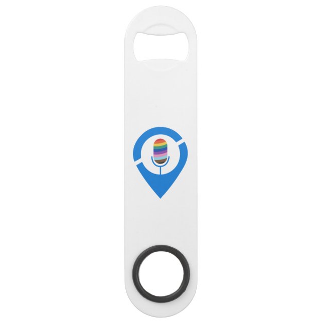 Pride this Way Icon Bottle Opener Bar Key (Front)