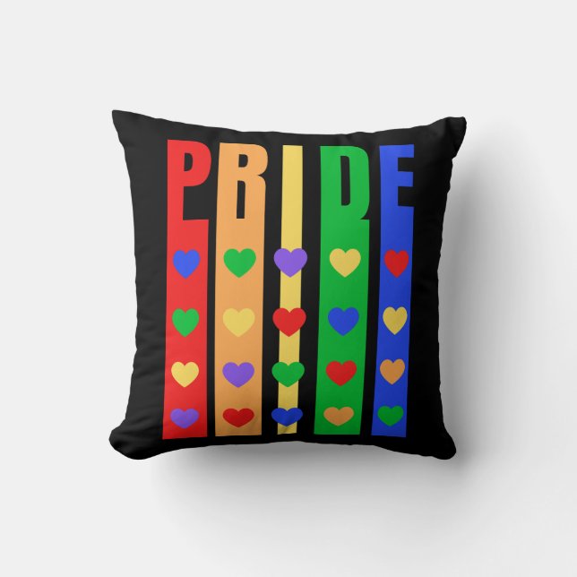 Pride Throw Pillow (Front)
