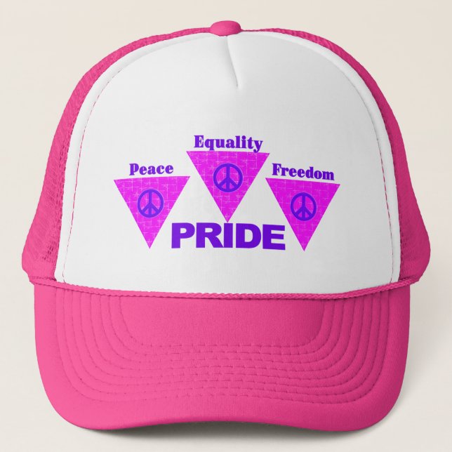 Pride Triangle casquette - choisir la couleur (Devant)
