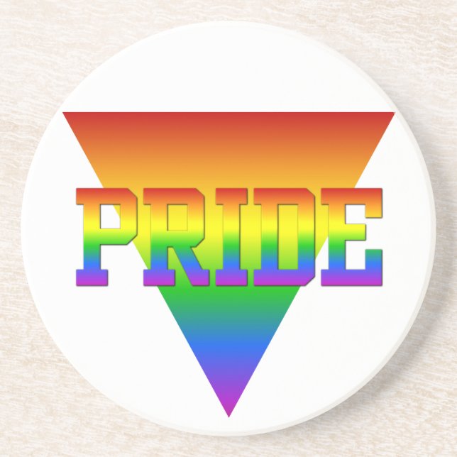 Pride Triangle coaster (Front)