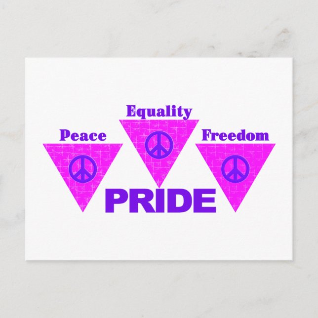 Pride Triangle postcard (Front)