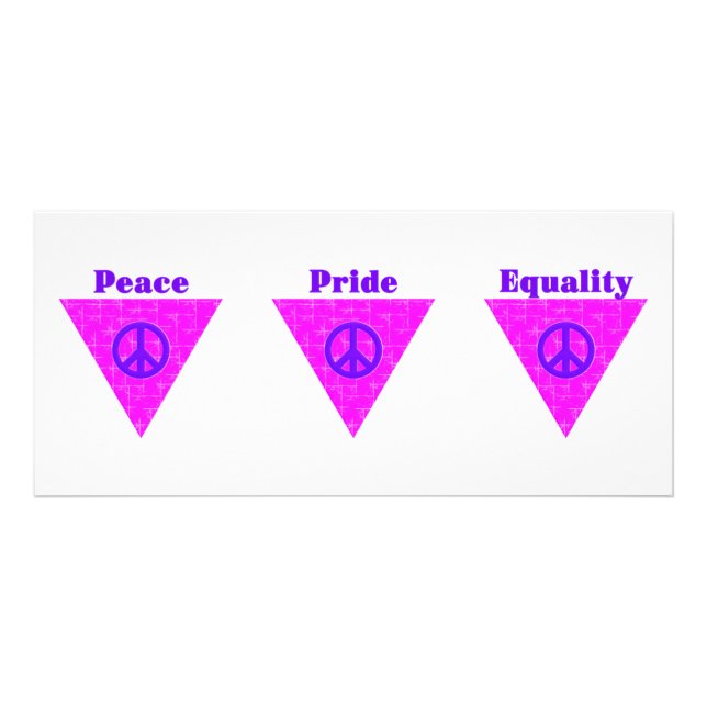 Pride Triangle rack card (Front)