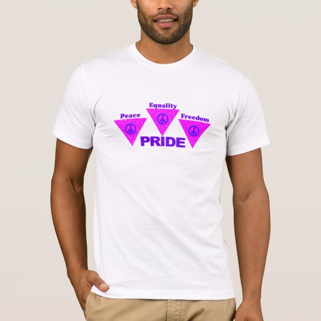 Pride Triangle shirt - choose style & colour (Front)