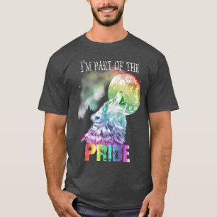 Pride Wolf  LGB Gay Lesbian T-Shirt