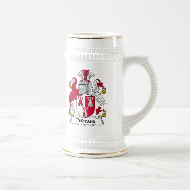 Prideaux Family Crest Beer Stein (Right)