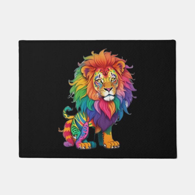 Prideful Pals The Rainbow Roamer Sticker Sticker  Doormat (Front)