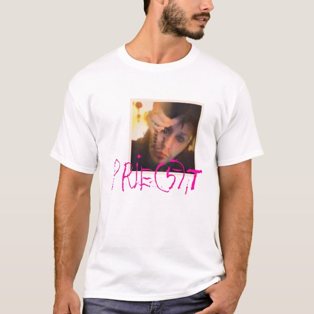 PRIE5T  rosary T-Shirt (Front)