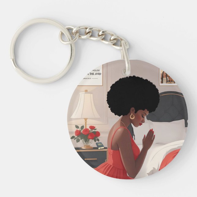 Prier Mère Porte - clé acrylique (Devant)