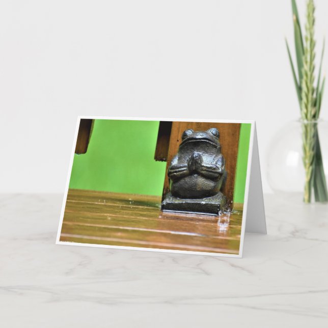 Prier pour la pluie, carte (Devant)