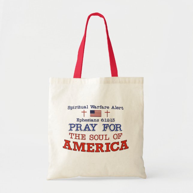 PRIER POUR LE Sac fourre-tout AMÉRICAIN (Devant)