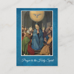 Prière à l'Esprit Saint Sainte Vierge Carte Sainte