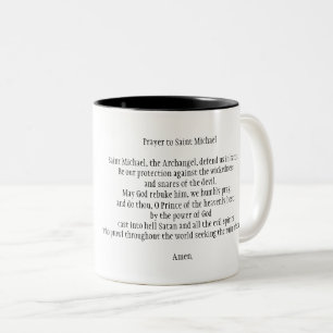 Prière à Saint Michael Mug