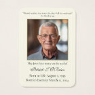 Prière commémorative de la Croix catholique Carte 