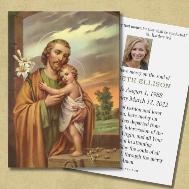 Prière commémorative funéraire catholique St. Jose (Créateur téléchargé)