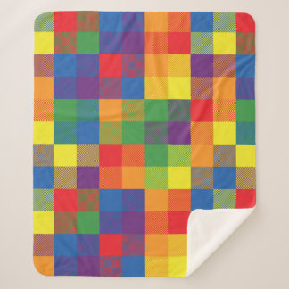 Prière de contrôle de buffle arc-en-ciel Plaid