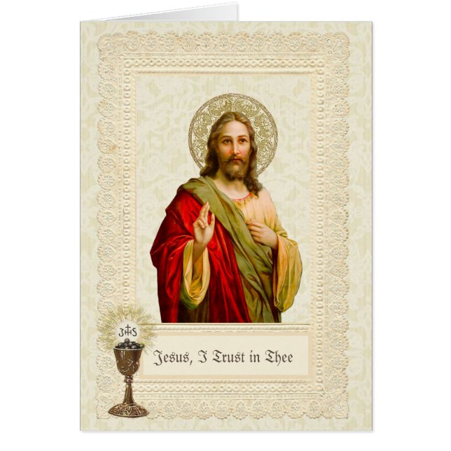 Prière de Miséricorde Divine de Jésus Catholique (Devant)