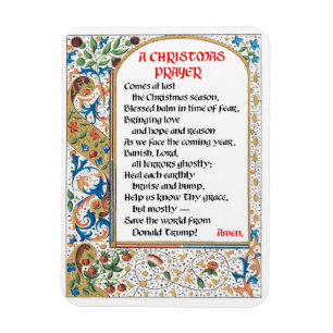 Prière de Noël (Donald Trump) Magnet #1