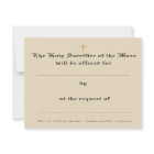 Prière de offre de masse catholique Jésus cartes