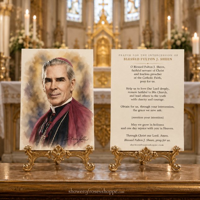 Prière d'intercession du Bienheureux Fulton Sheen  (Créateur téléchargé)
