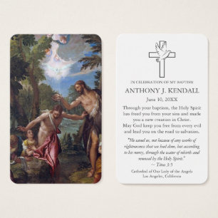 Prière du baptême Baptême du Christ