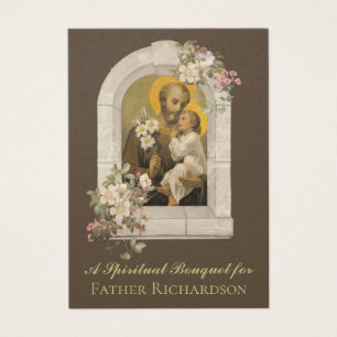 Prière du Bouquet spirituel religieux Carte Sainte