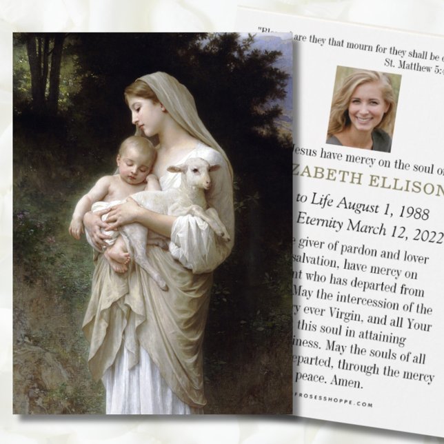 Prière funéraire catholique Vierge Marie Jésus (Créateur téléchargé)