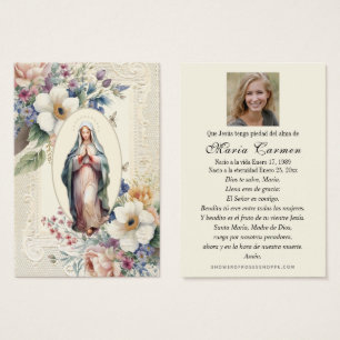 Prière funéraire religieuse Vierge Marie