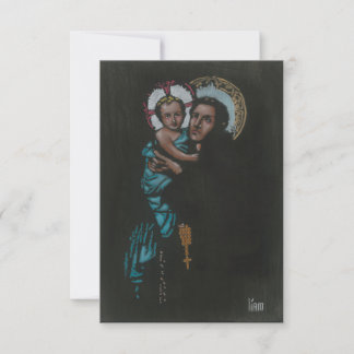 Prière indéfectible à la carte de prière St Anthon