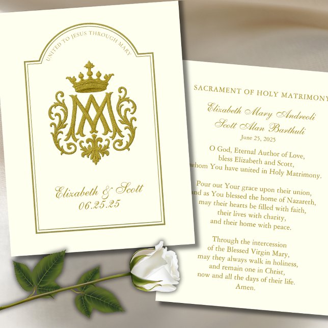 Prière Mariage catholique Marian (Créateur téléchargé)