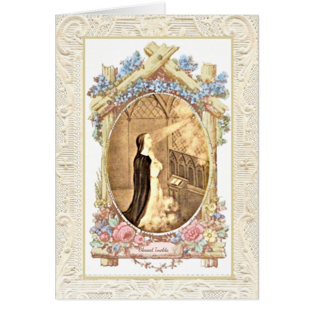 Prière Religieuse Bienheureuse Imelda Lambertini (Devant)
