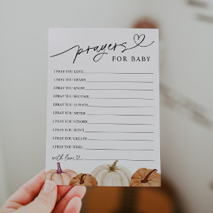 Prières et voeux pour carte bébé