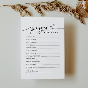 Prières EVERLEIGH Pour Carte Conseil Baby shower