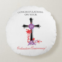 Priest 25th Ordination Anniversary Black Cross