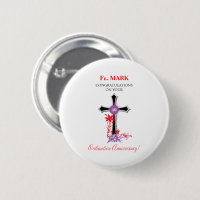 Priest 40th Ordination Anniversary Black Cross
