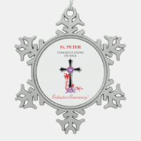 Priest 50th Ordination Anniversary Black Cross