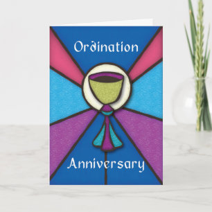 Priest Anniversary of Ordination Congratulations Card